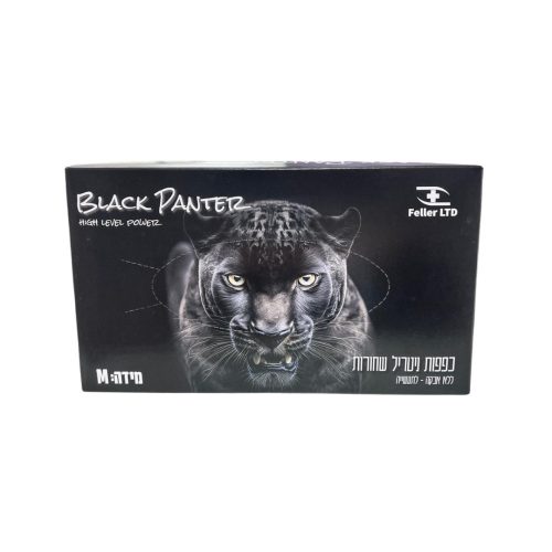 כפפות ניטריל שחורות עבות במיוחד מידה M