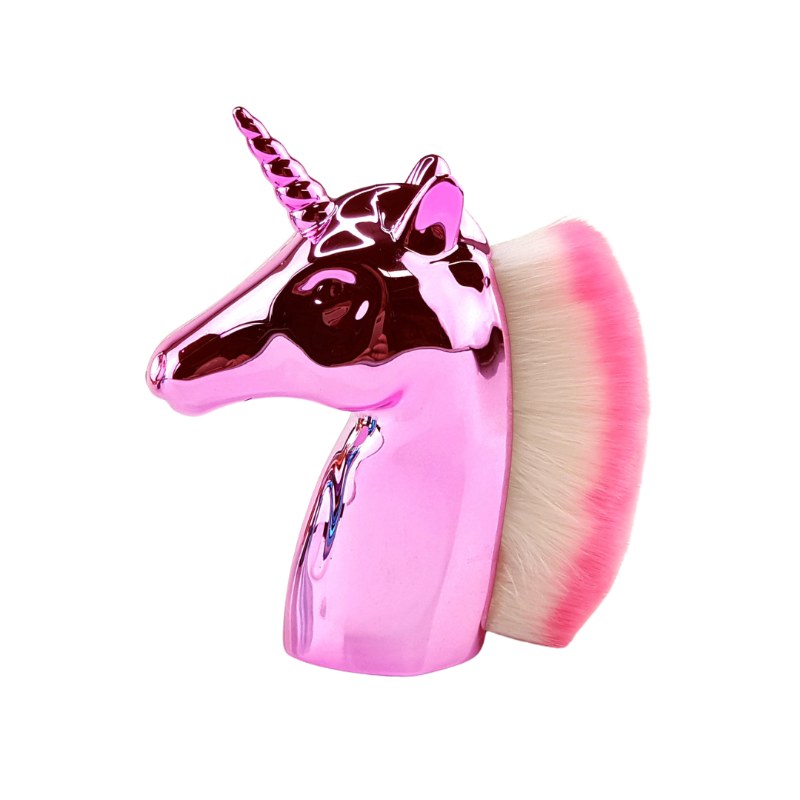 מברשת פונפון חד קרן לניקוי אבק | ורוד