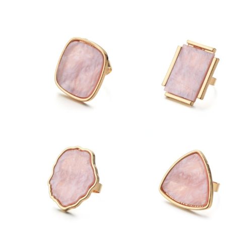 פלטת טבעת לערבוב צבעים | ורוד | צורה אקראית