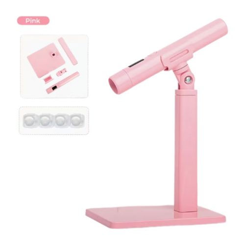 פנס לד לייבוש טיפסים אלחוטי | 3 ב-1 | ורוד