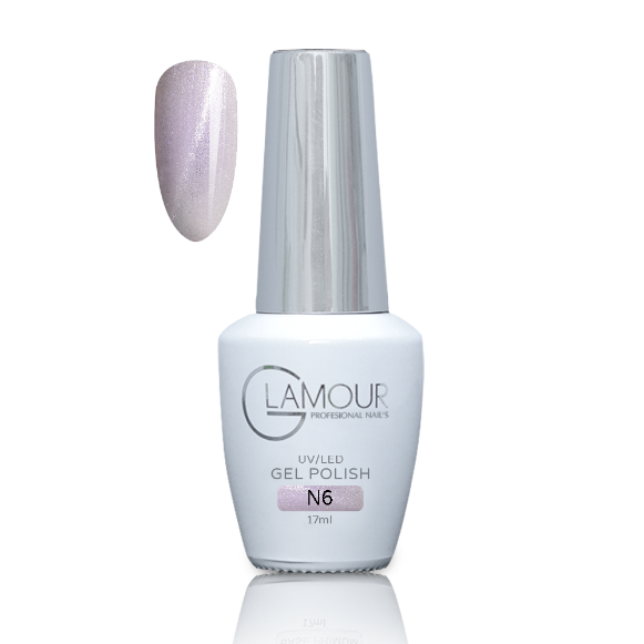 לק ג'ל עין החתול 17 מ"ל - Glamour N6