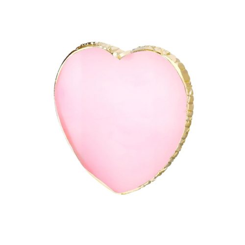 פלטת לב לערבוב צבעים | ורוד & זהב