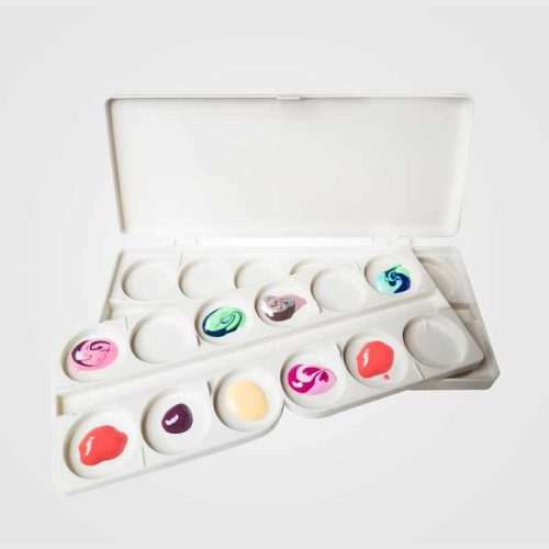 פלטה לצבעי ג'ל ציור עם מכסה - פיקאסו פלטה לצבעי ג'ל ציור עם מכסה - פיקאסו