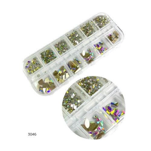 מארז קישוטים 12 יח' - אבנים | כסוף אולטרה #9 מארז קישוטים 12 יח' - אבנים | כסוף אולטרה #9